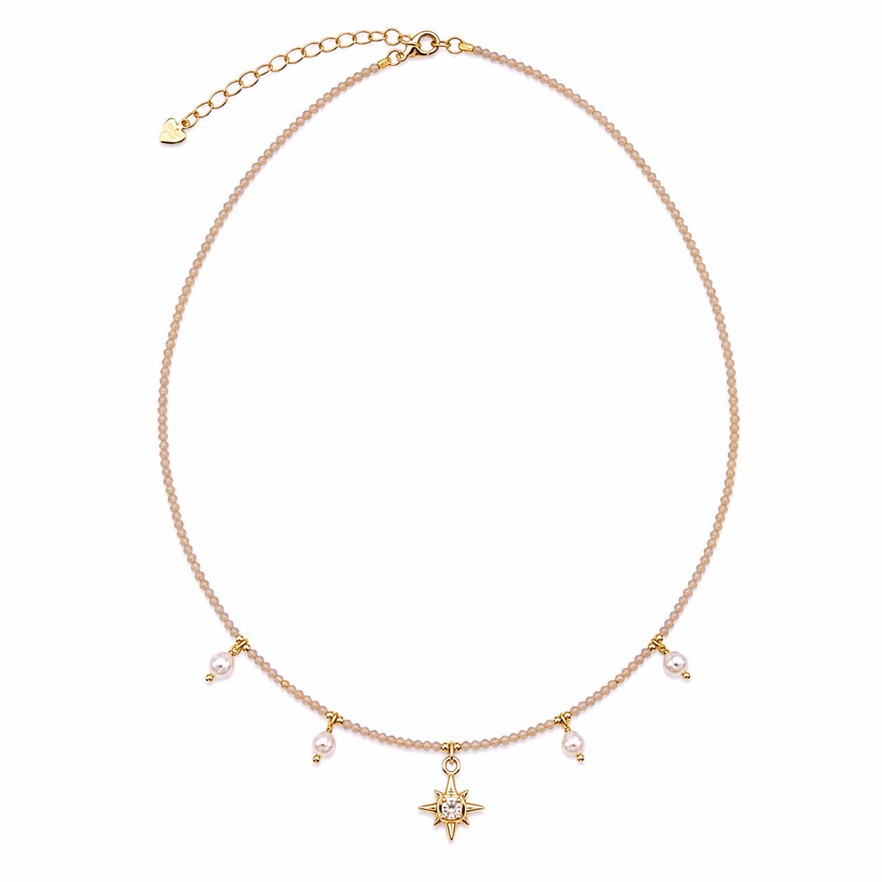Charm Petite Necklace - Sunstone