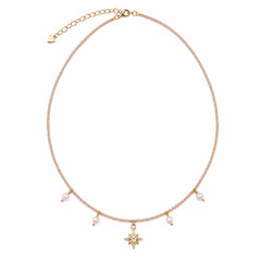 Charm Petite Necklace - Sunstone