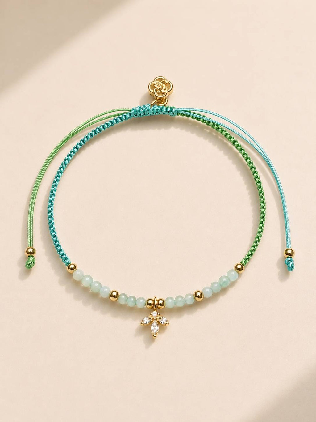 Lucky Leaf Bracelet - Jade