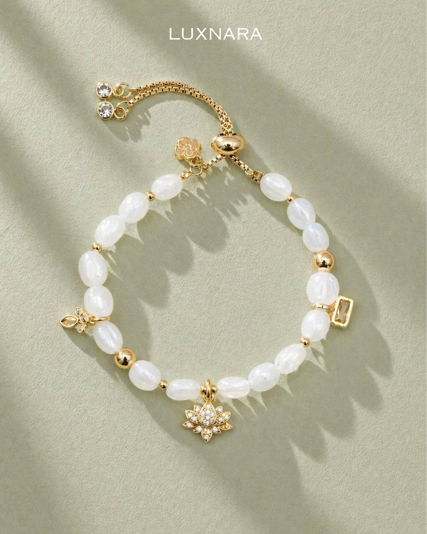 Moonlight Lotus Bracelet