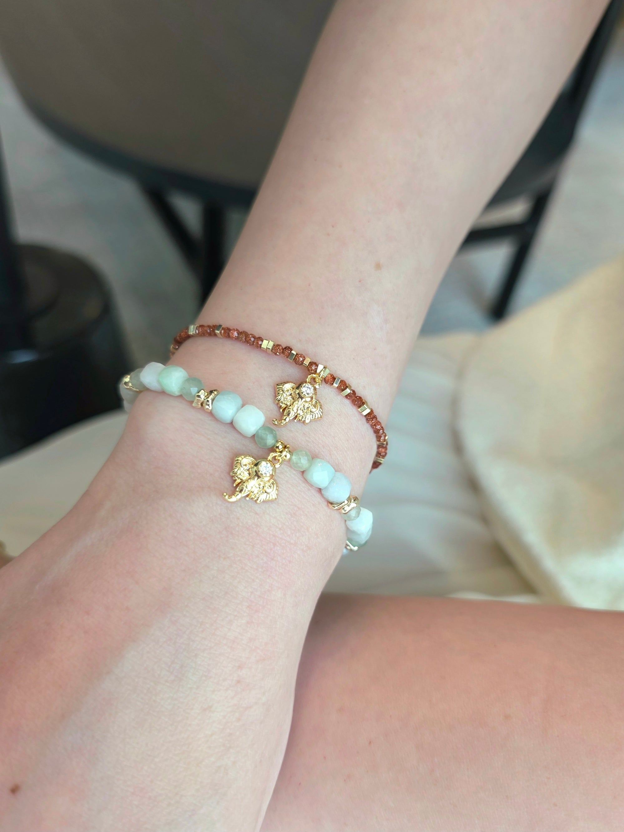 Erawan Solestia - Burmese Jade and Aventurine