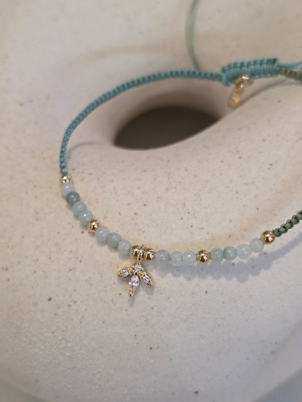 Lucky Leaf Bracelet - Jade