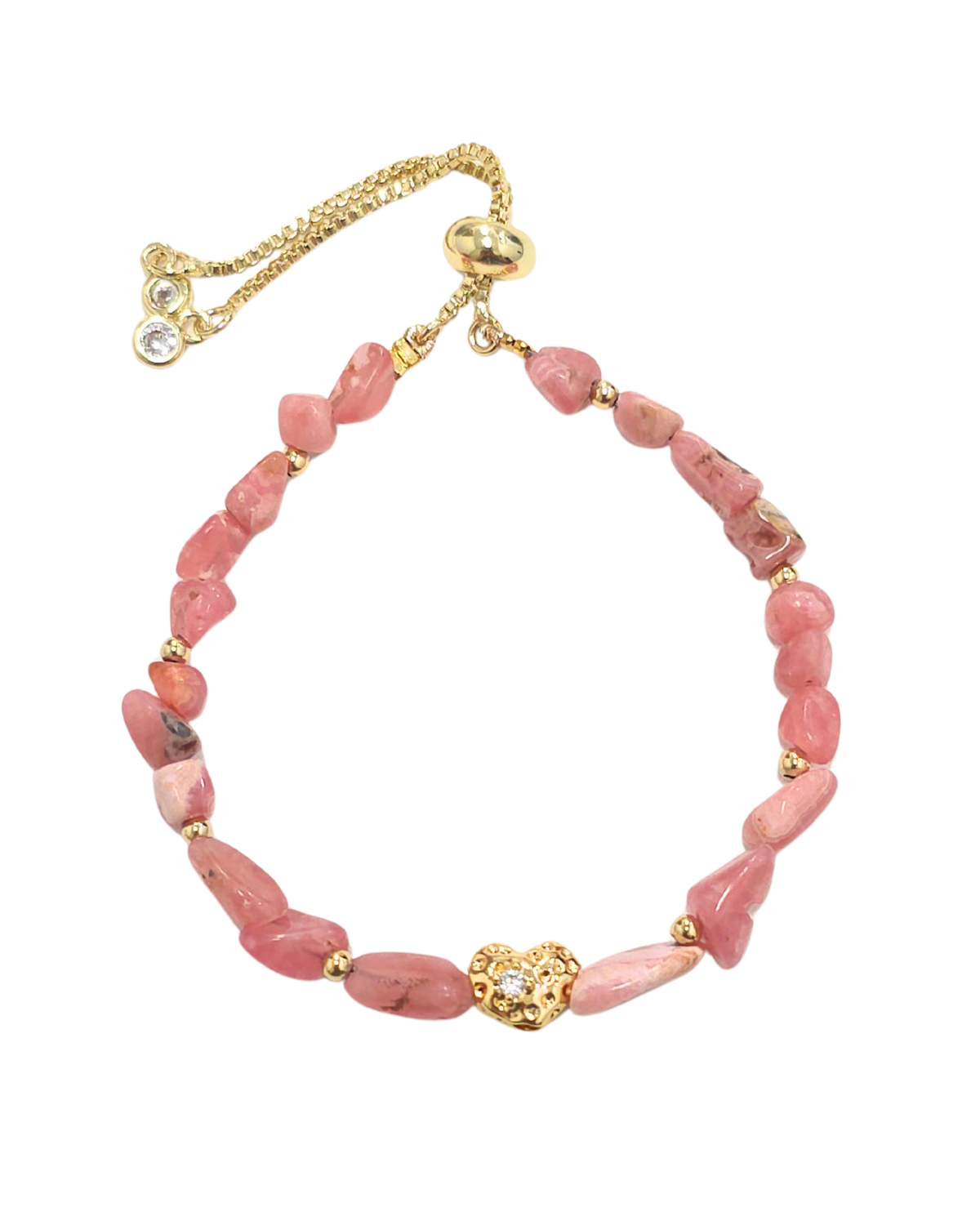 Roselle Heart Bracelet