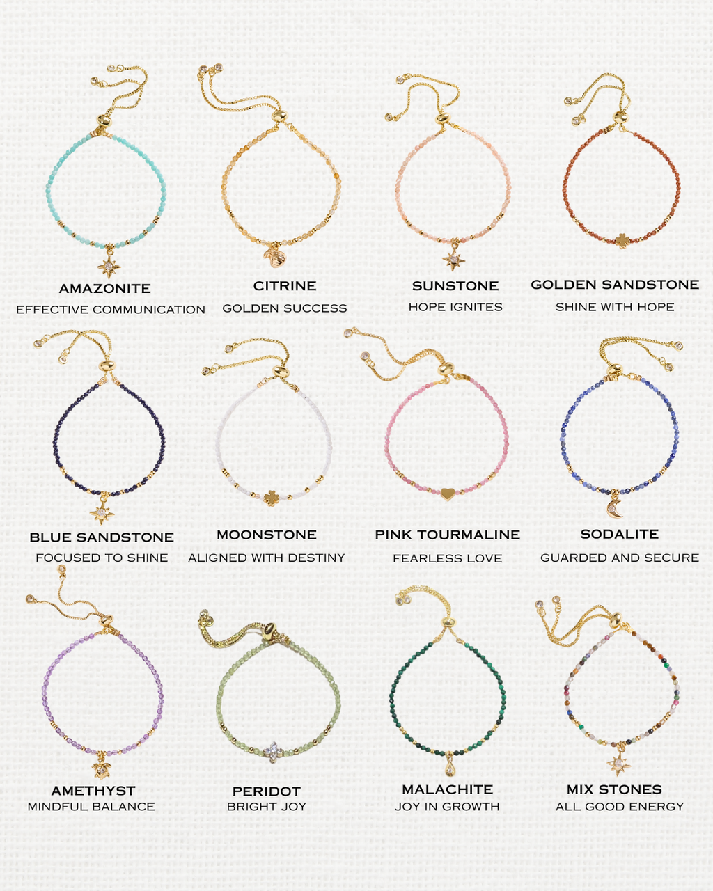 Rosy Star Bracelet