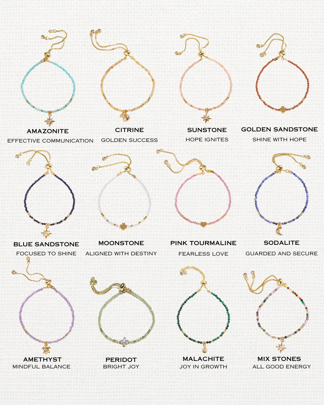 Rosy Star Bracelet