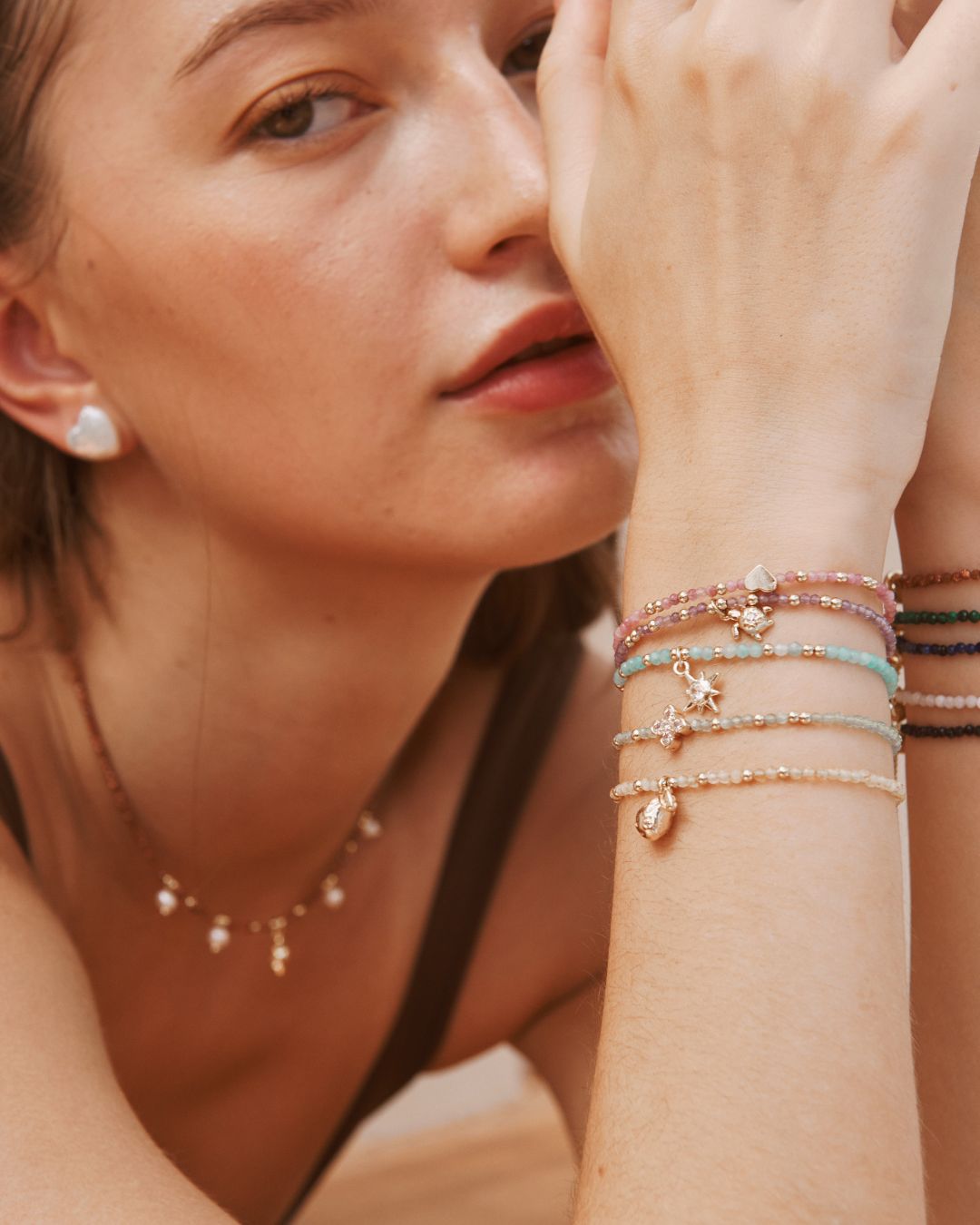 Rosy Star Bracelet
