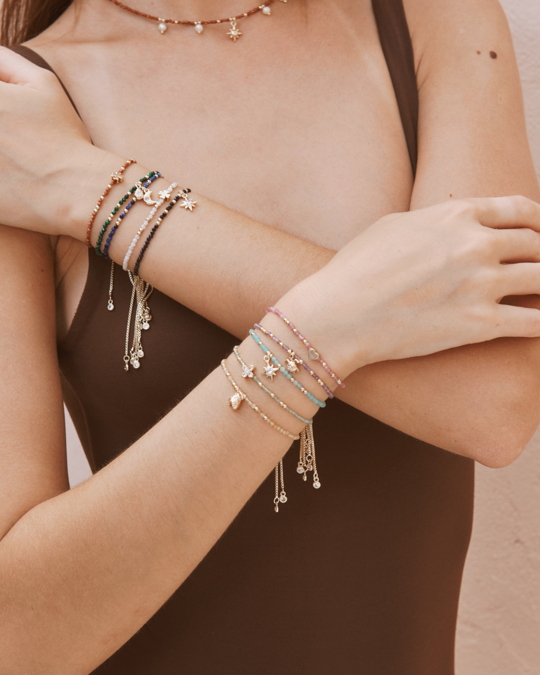Rosy Star Bracelet
