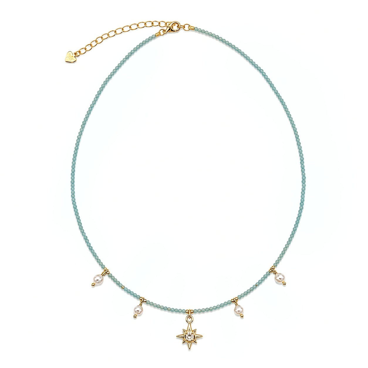 Charm Petite Necklace - Amazonite