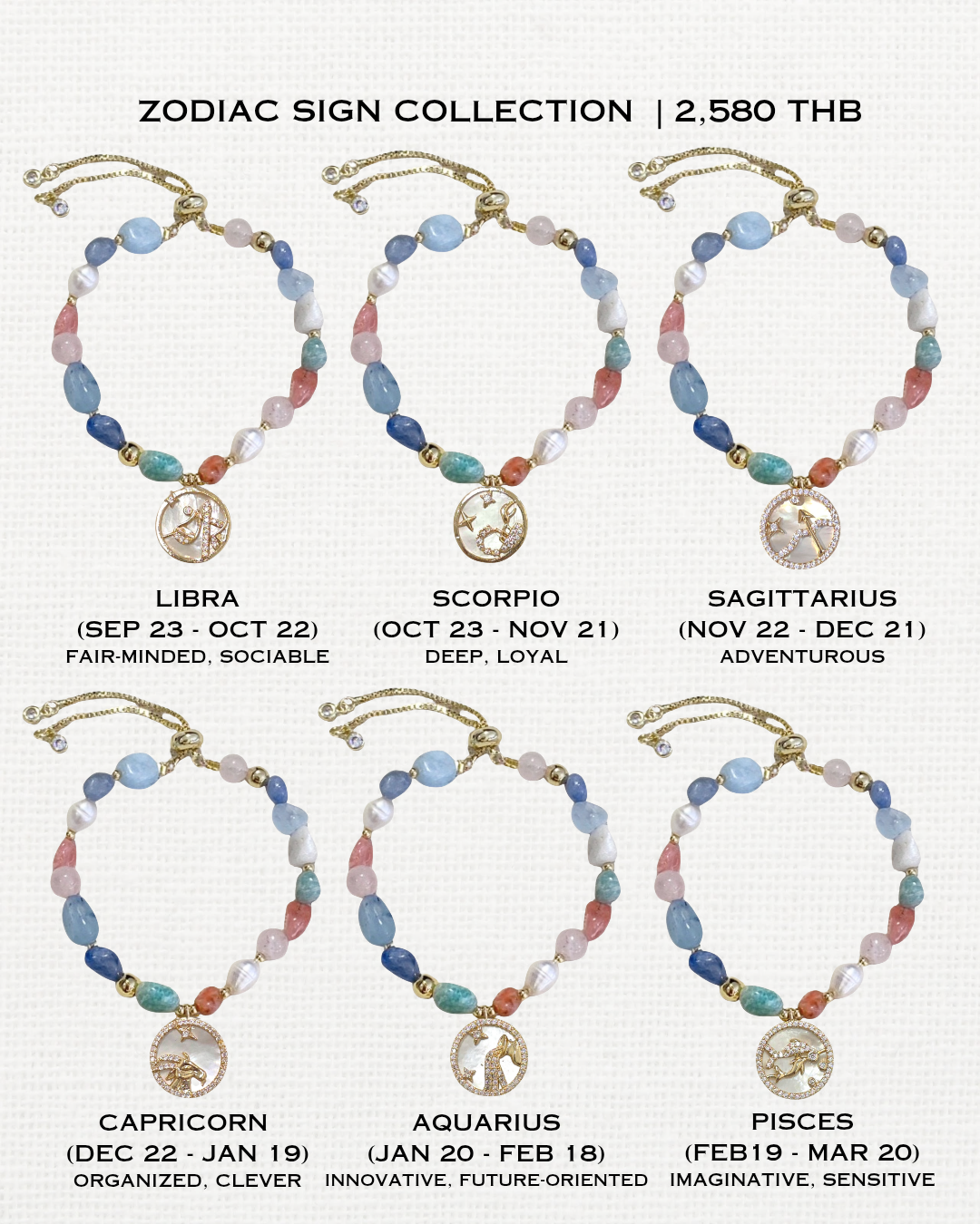 Zodiac Signs Bracelet