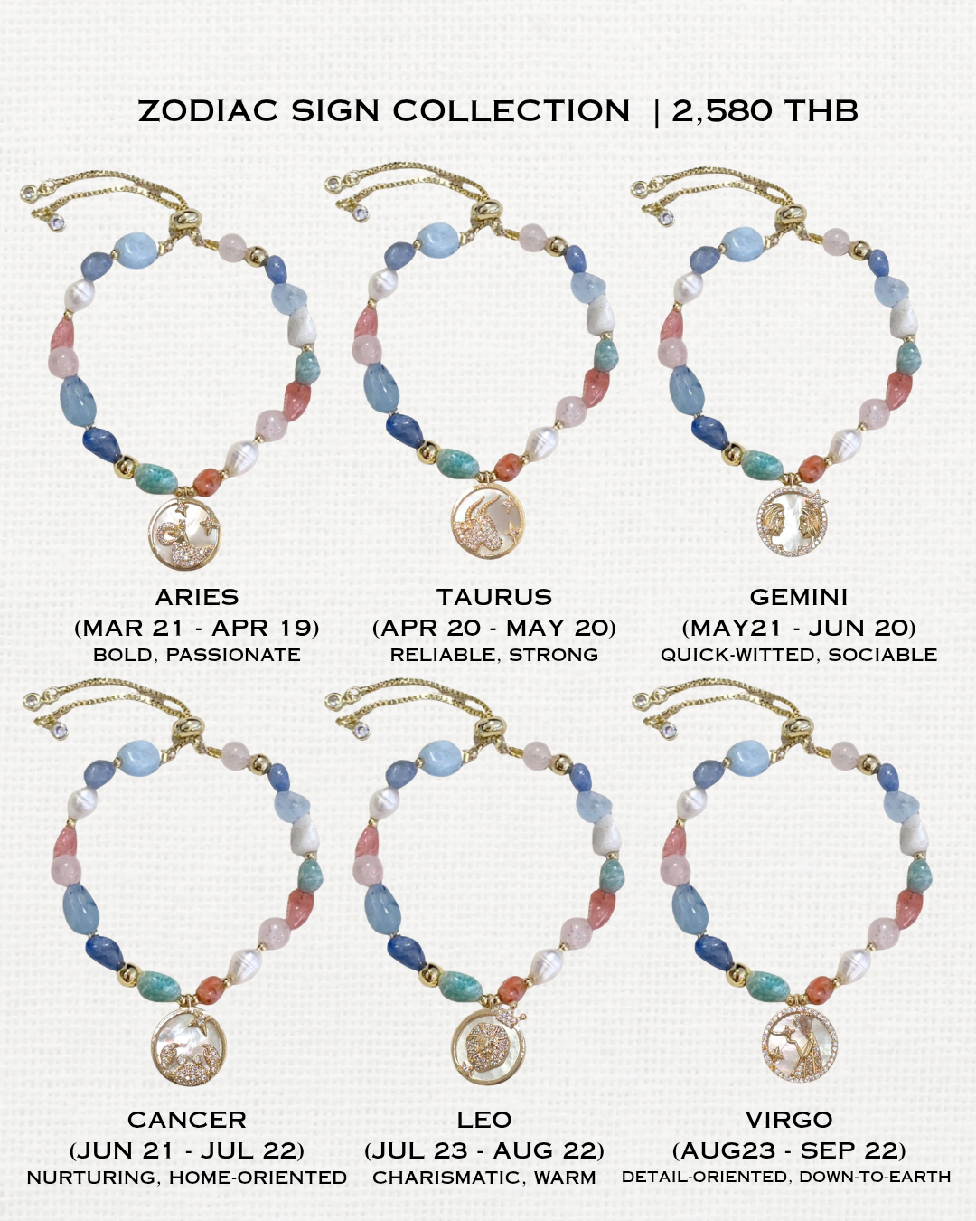 Zodiac Signs Bracelet