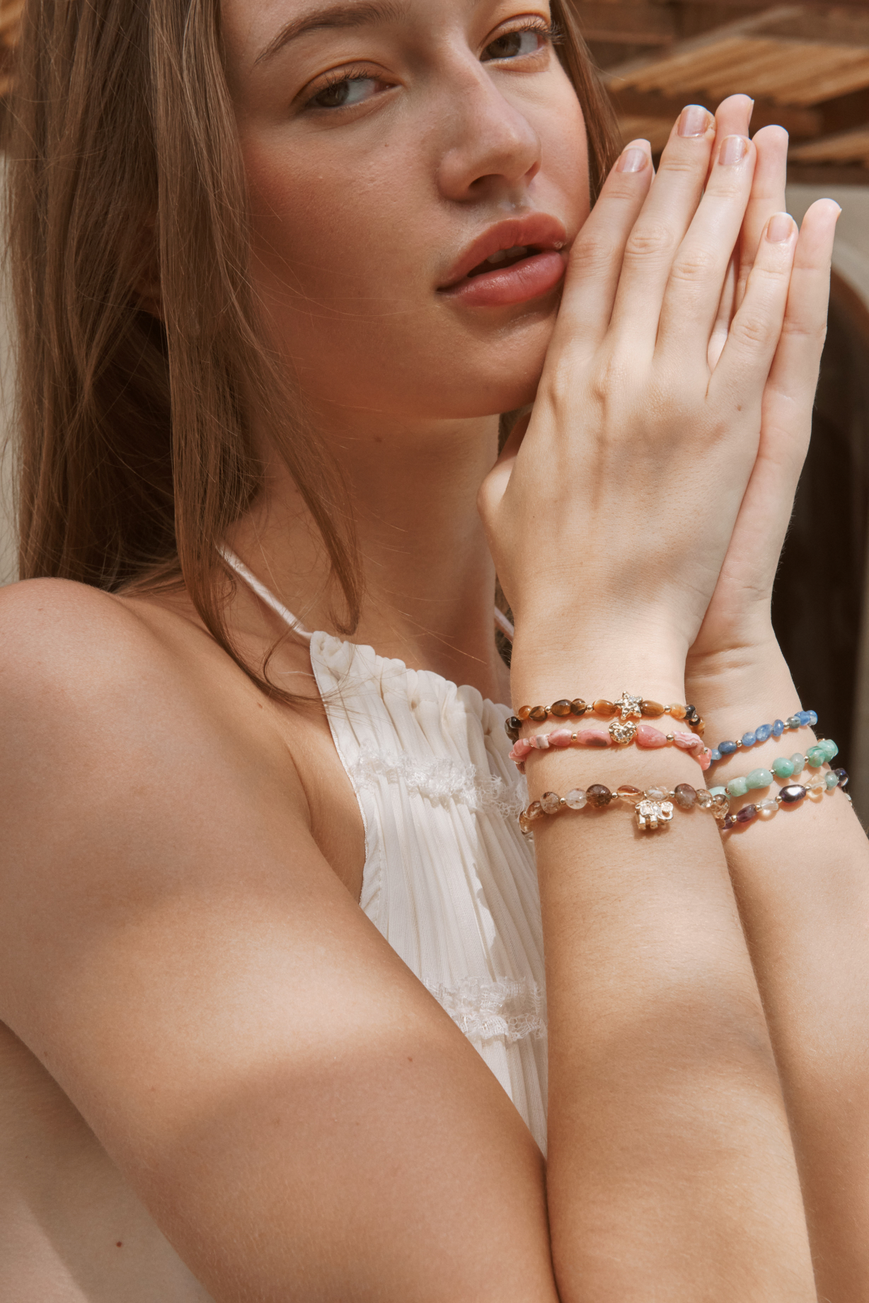 Roselle Heart Bracelet