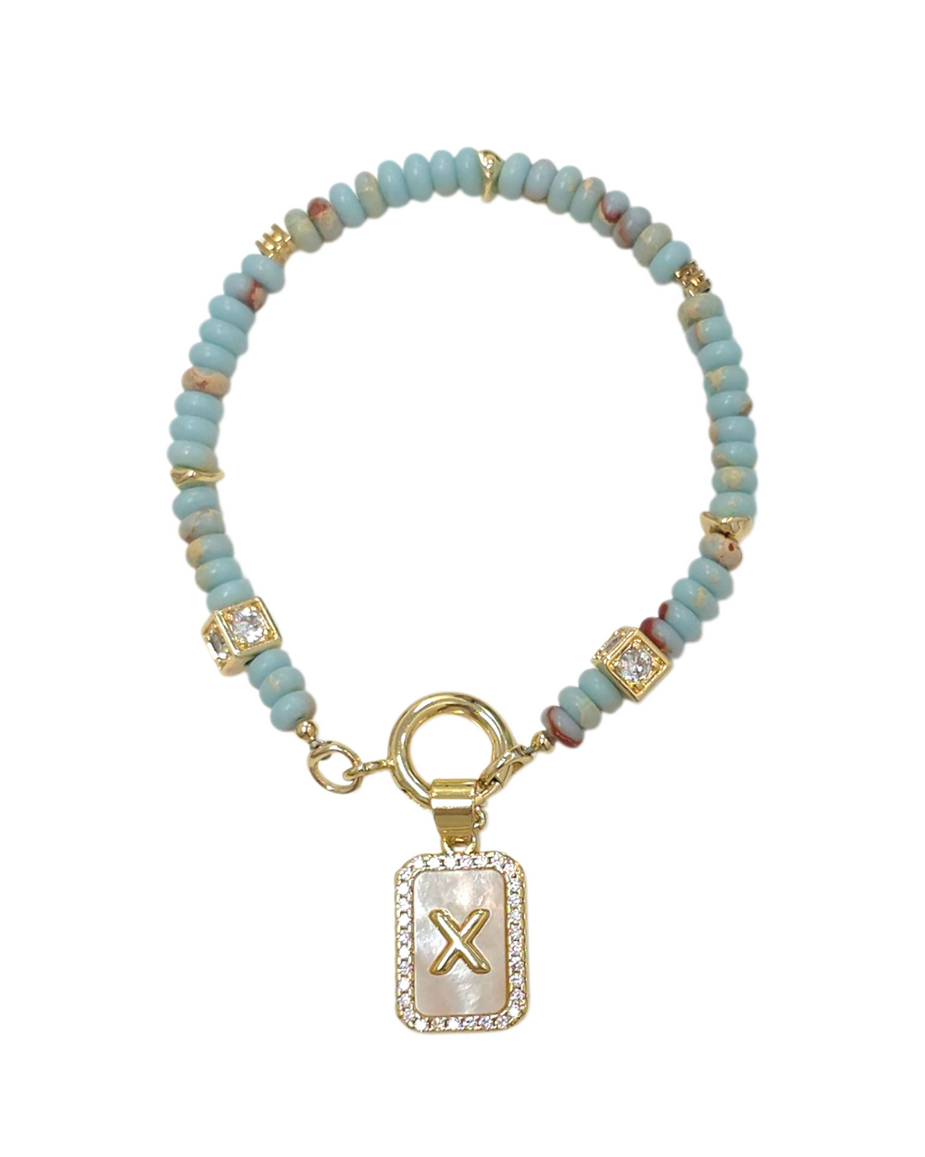 Initial Spell - Emperor Jasper Bracelet