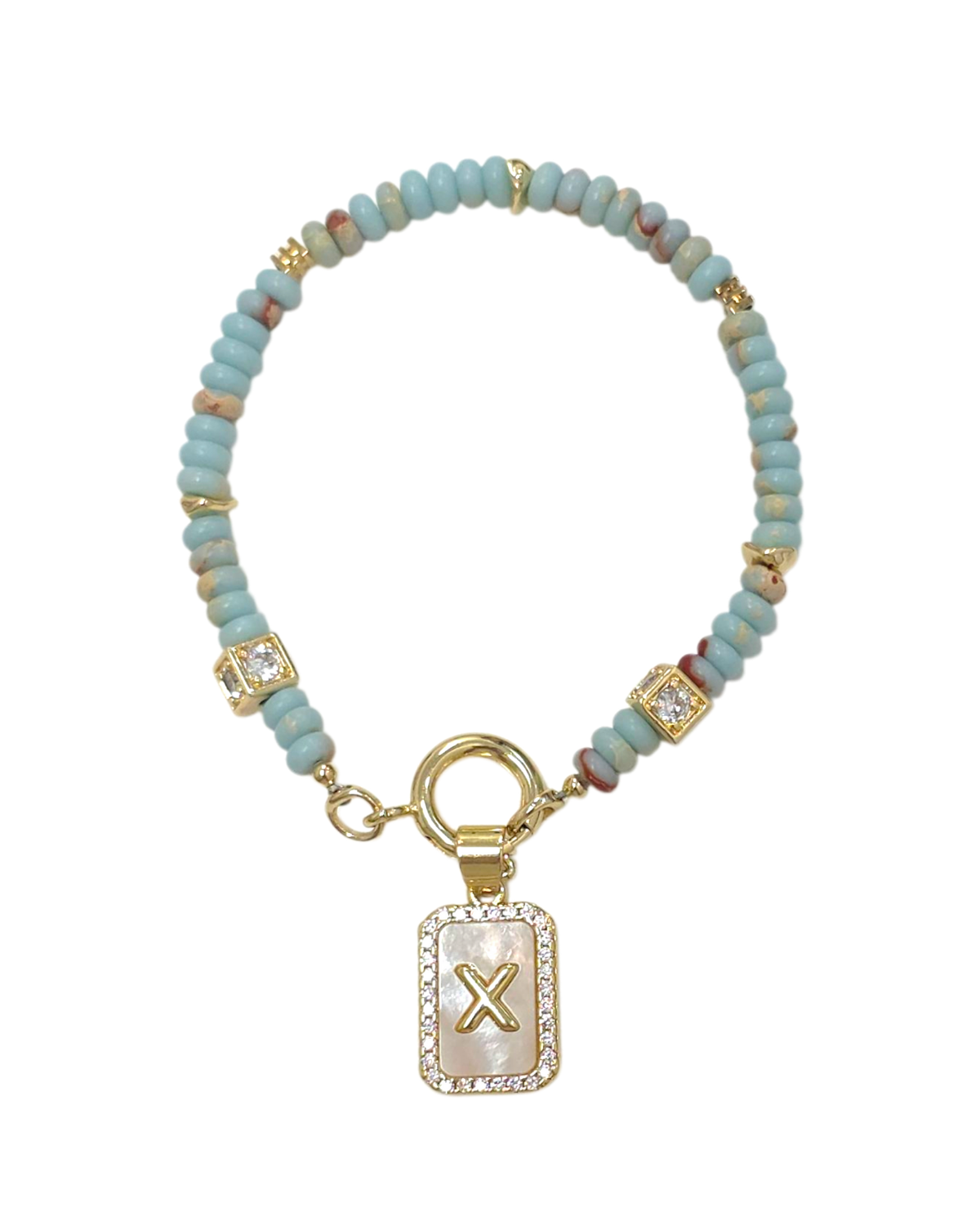 Initial Spell - Emperor Jasper Bracelet