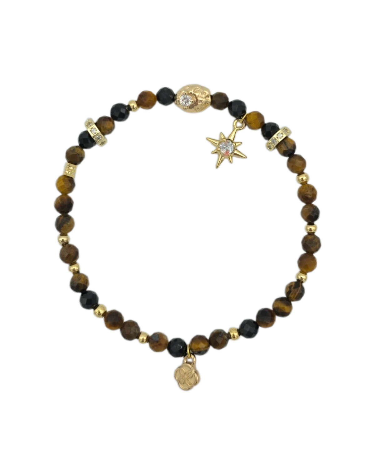 Stardust - Tiger Eye & Black Spinel