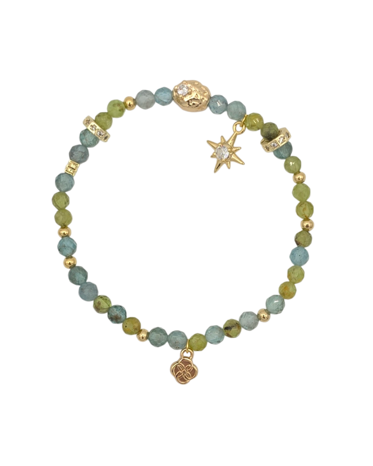 Stardust - Apatite & Peridot