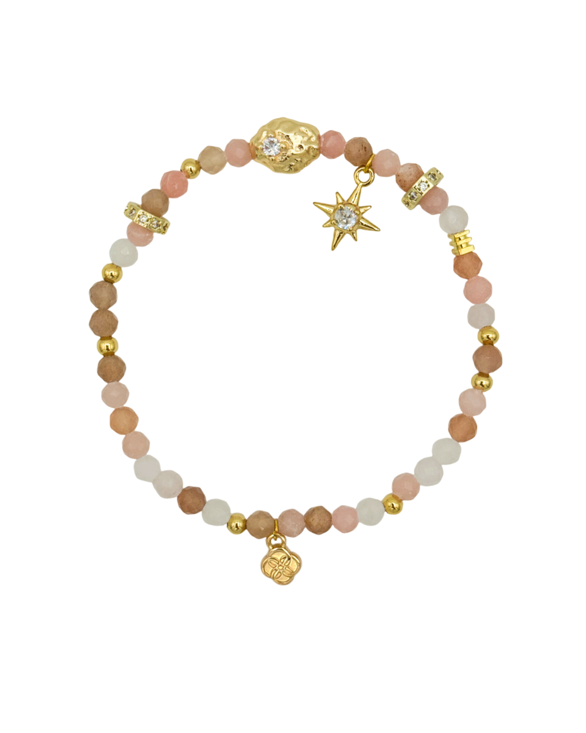 Stardust - Sunstone & Pink Opal