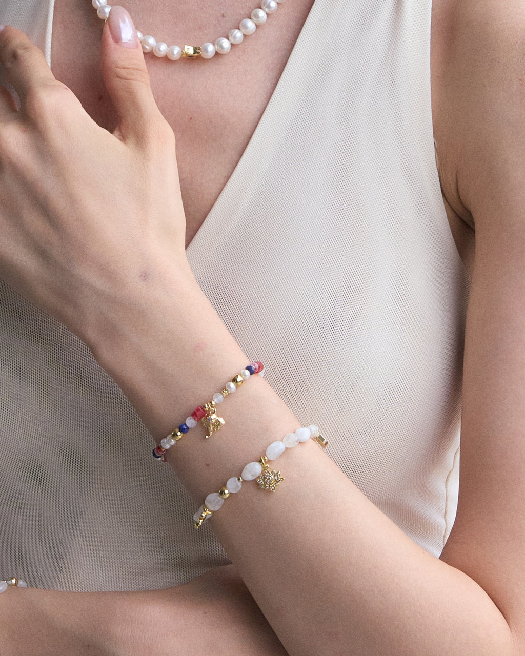 Moonlight Lotus Bracelet