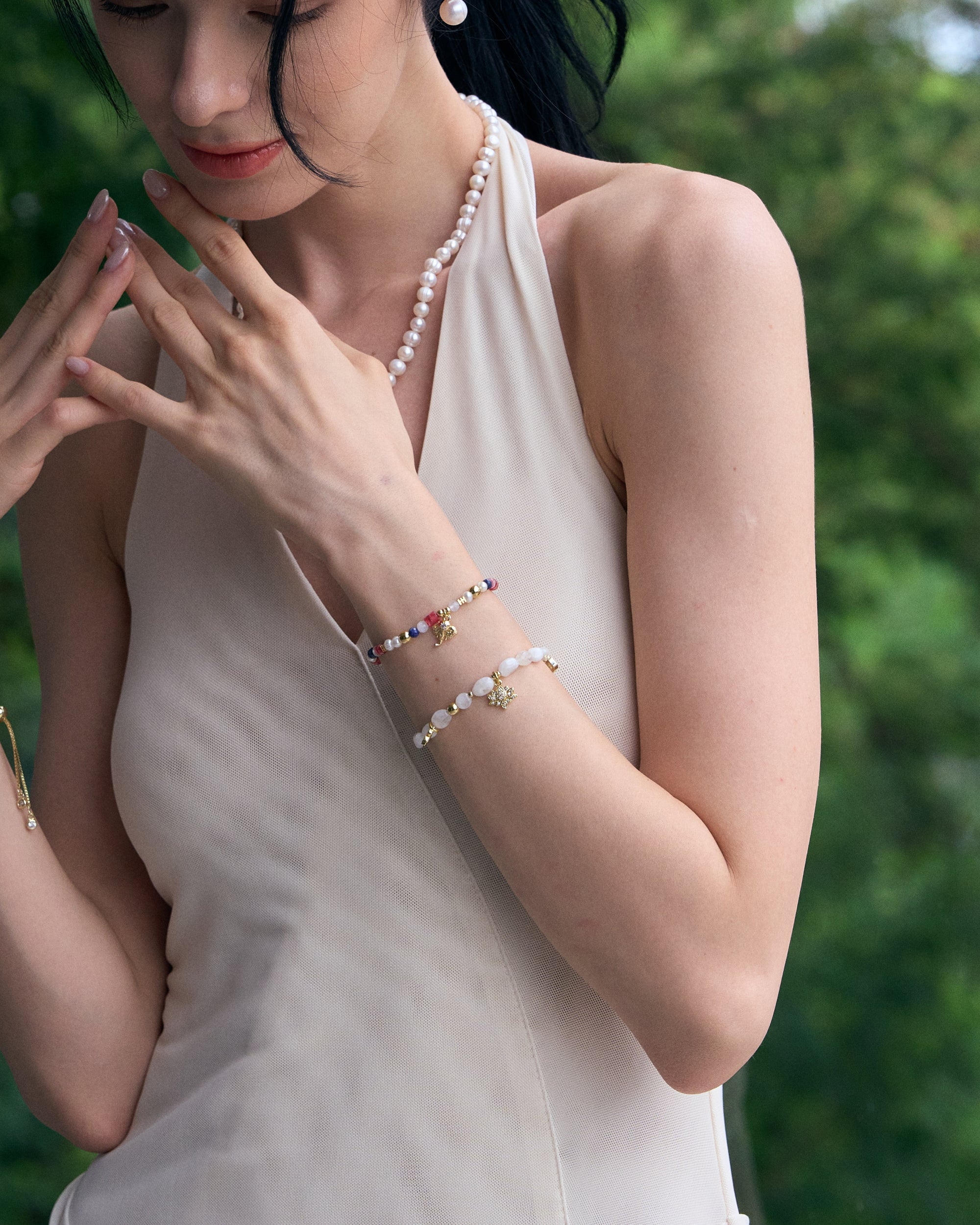 Moonlight Lotus Bracelet