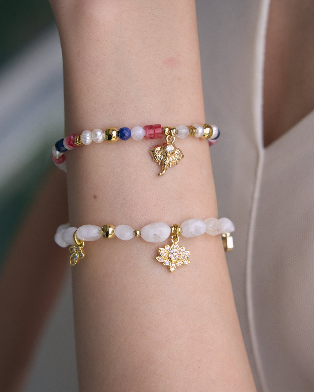 Moonlight Lotus Bracelet