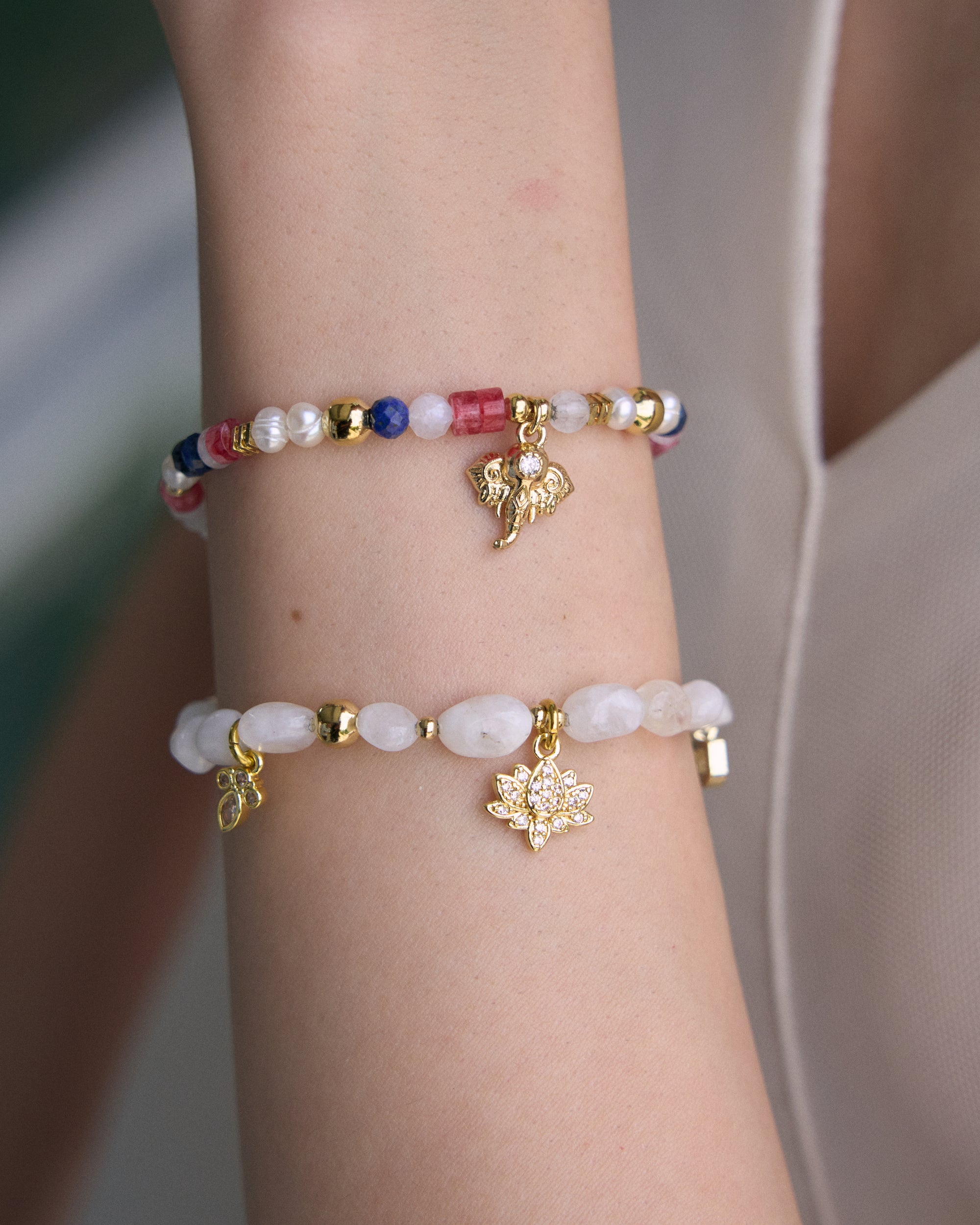 Moonlight Lotus Bracelet