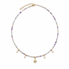 Charm Petite Necklace - Fluorite