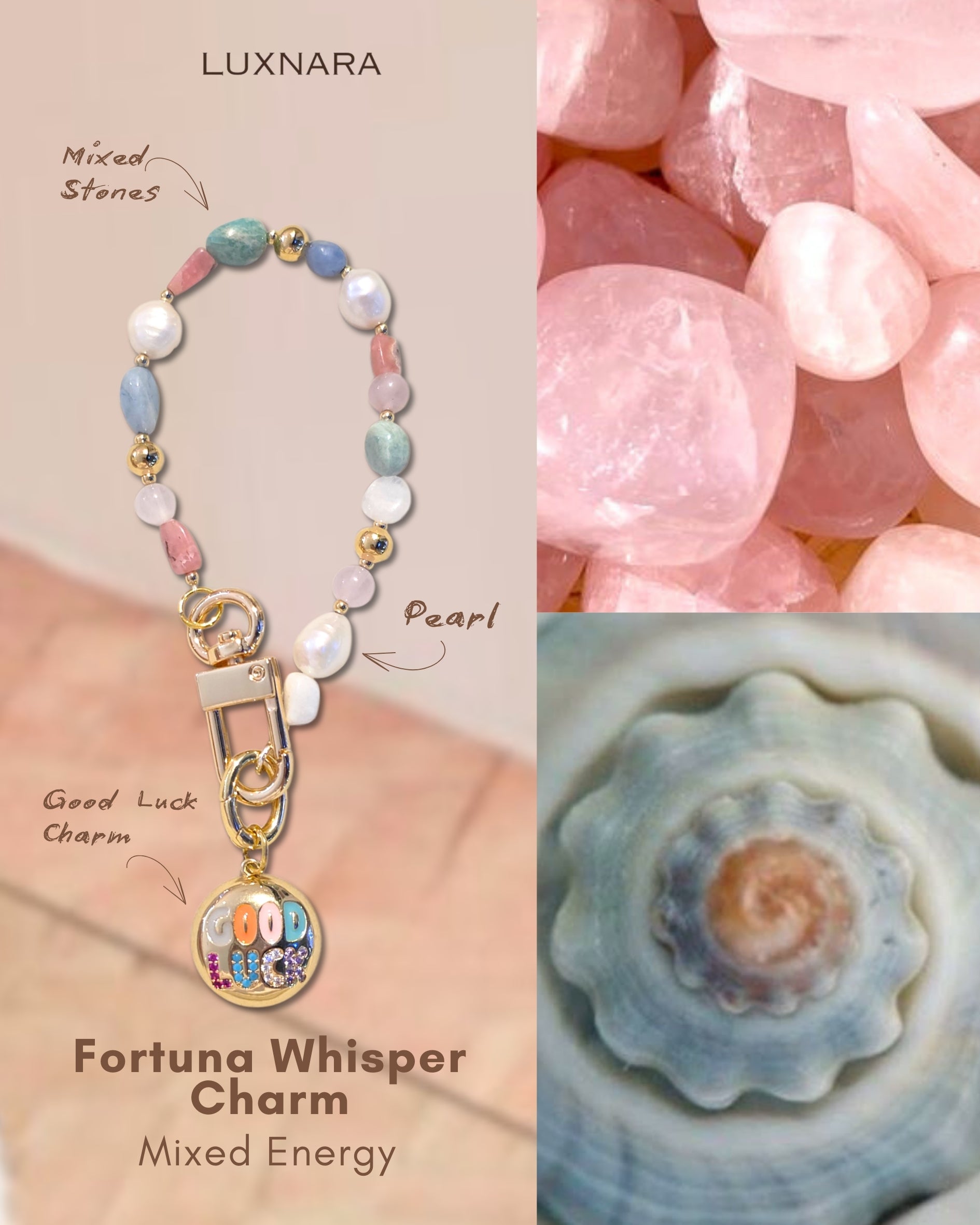 Fortuna Whisper Charm - Bag Charm Collection