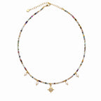 Charm Petite Necklace - Mixed Stones
