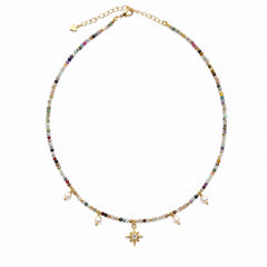 Charm Petite Necklace - Mixed Stones