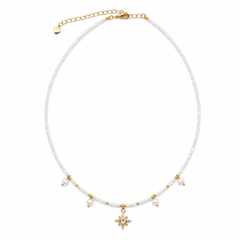 Charm Petite Necklace - Moonstone