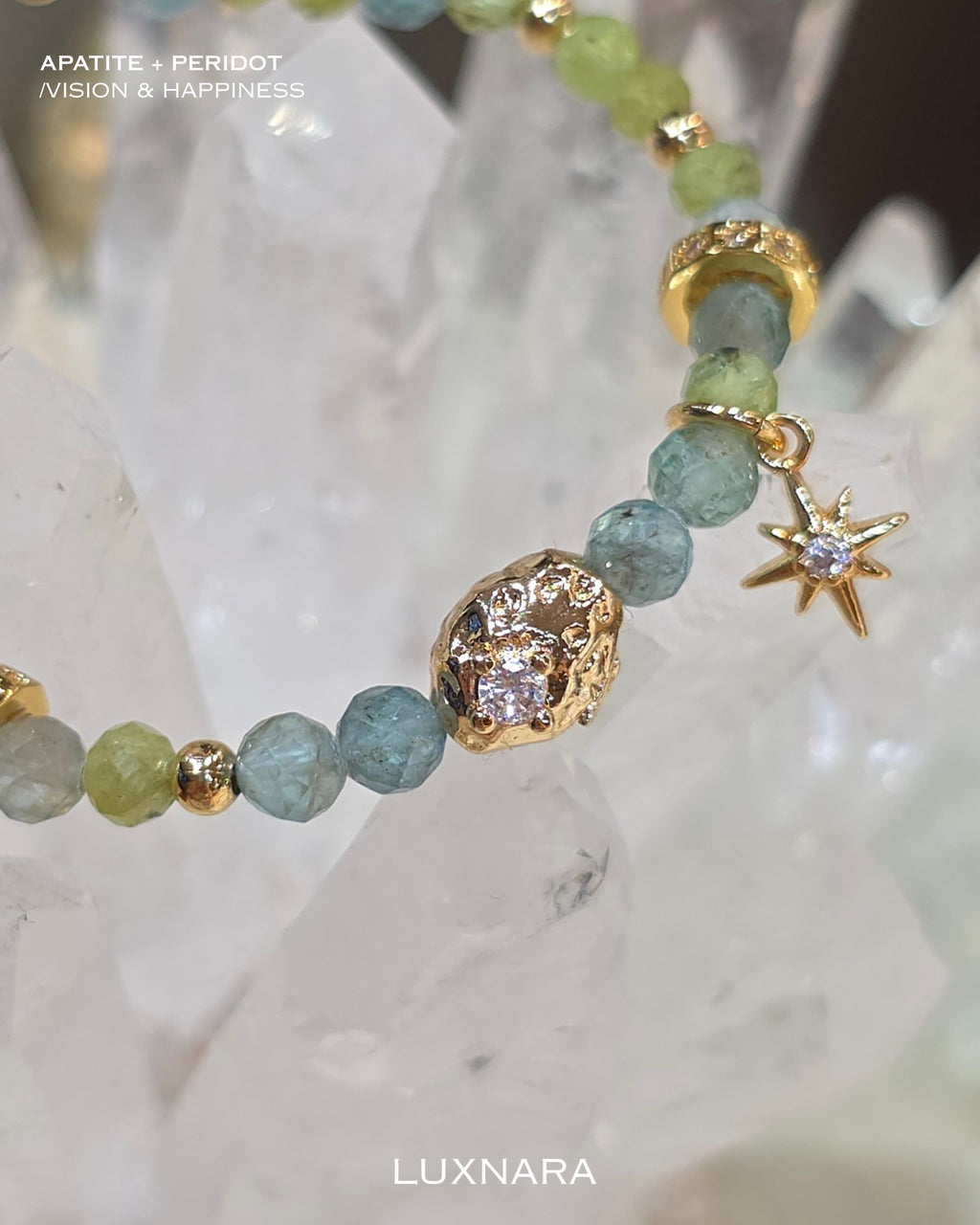 Stardust - Apatite & Peridot