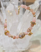 Stardust - Sunstone & Pink Opal