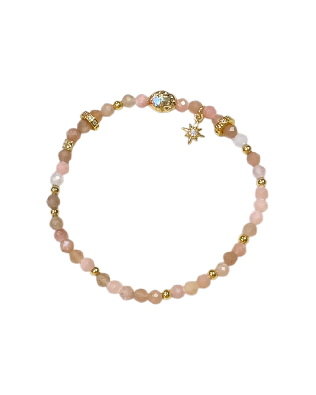 Stardust - Sunstone & Pink Opal