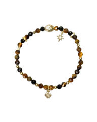 Stardust - Tiger Eye & Black Spinel