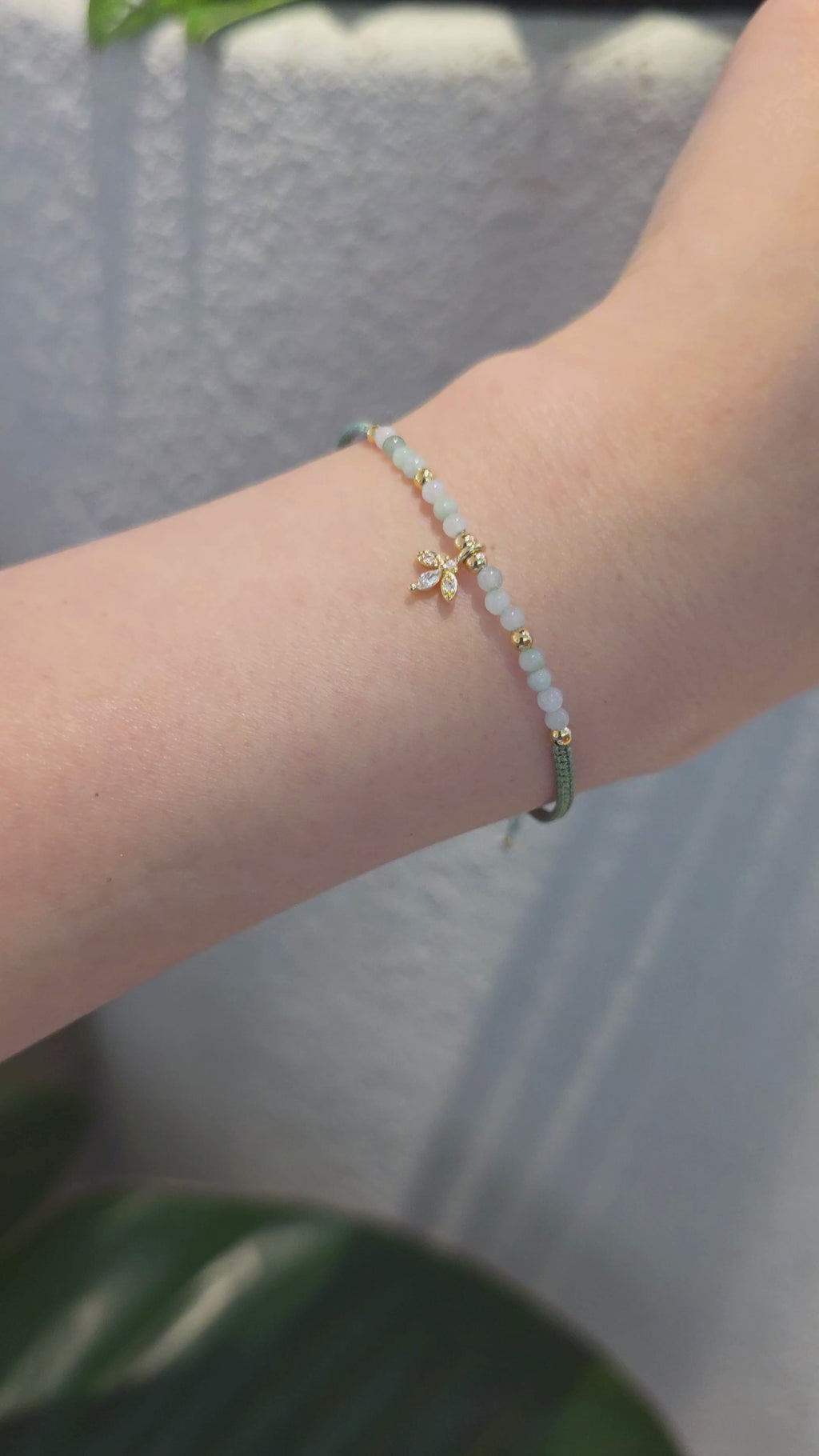 Lucky Leaf Bracelet - Jade